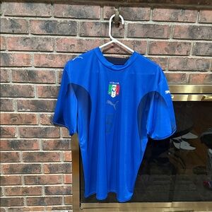 🇮🇹 Puma Italy Cannavaro #5 Home Jersey | Men’s Medium | Vintage Azzurri ⚽️